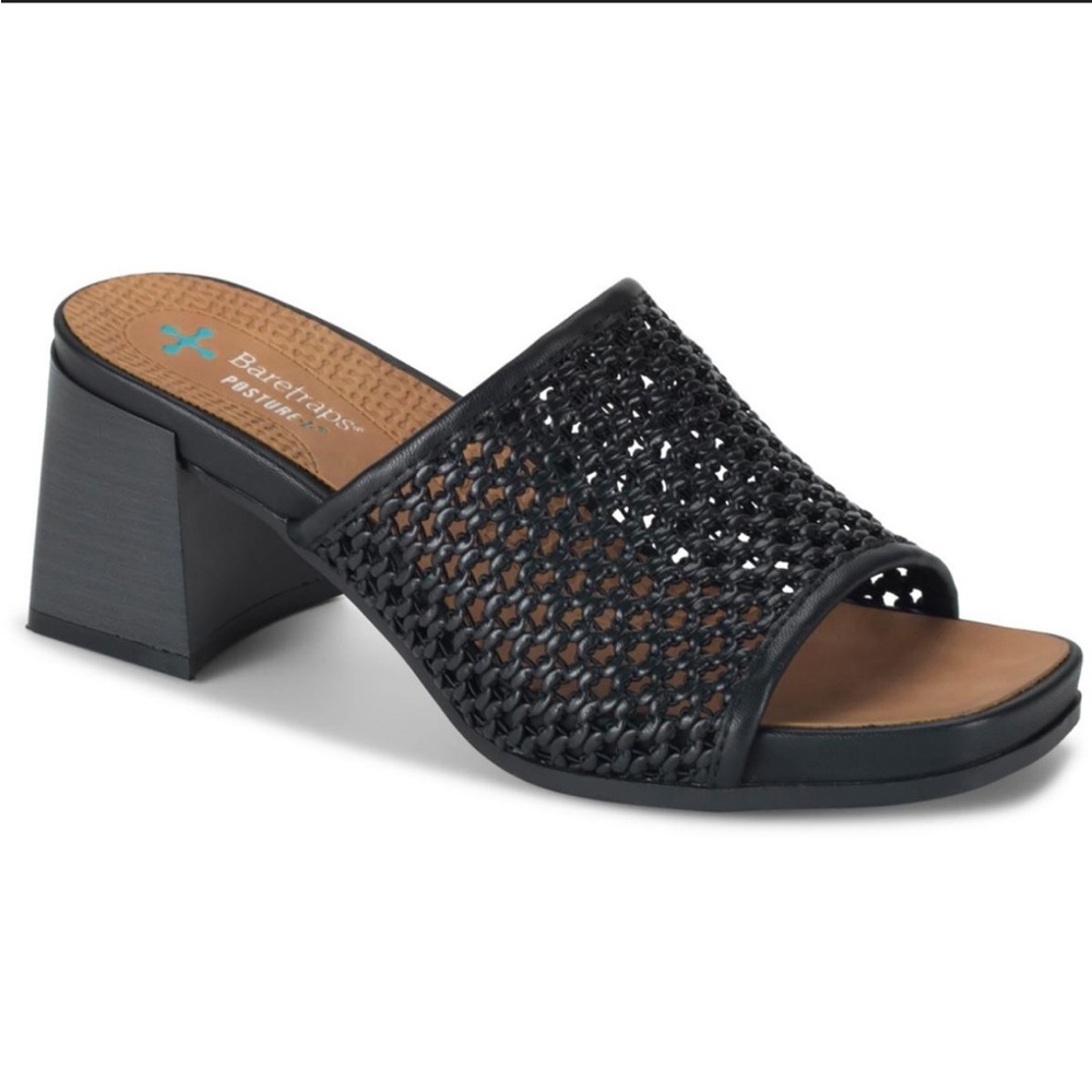 Baretraps posture open toe mules